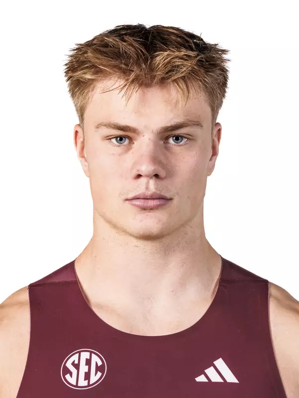 STARKVILLE, MS - October 29, 2025 - Mississippi State Thrower Thomas Narhi during 2025-2026 Track & Field Production Day at the Holliman Athletic Center at Mississippi State University in Starkville, MS. Photo By Mike Mattina