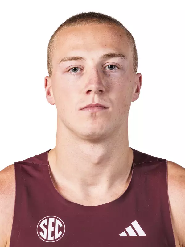 STARKVILLE, MS - October 29, 2025 - Harry Ross-Hughes during 2025-2026 Track & Field Production Day at the Holliman Athletic Center at Mississippi State University in Starkville, MS. Photo By Mike Mattina