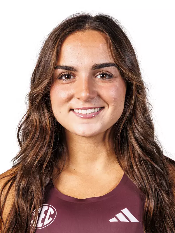 STARKVILLE, MS - October 29, 2025 - Mississippi State’s Krista Silletti during 2025-2026 Track & Field Production Day at the Holliman Athletic Center at Mississippi State University in Starkville, MS. Photo By Mike Mattina