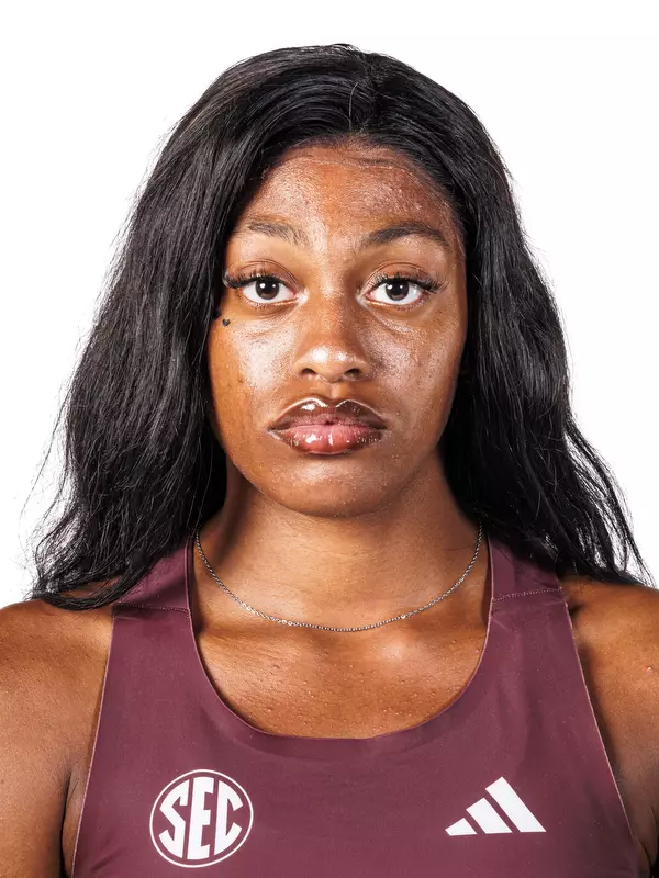 STARKVILLE, MS - October 30, 2025 - Dalia Simpson during 2025-2026 Track & Field Production Day at the Holliman Athletic Center at Mississippi State University in Starkville, MS. Photo By Mike Mattina