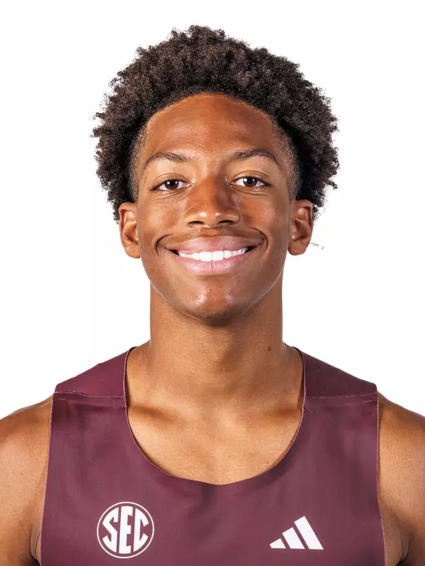 STARKVILLE, MS - October 30, 2025 - Jayden Thrower during 2025-2026 Track & Field Production Day at the Holliman Athletic Center at Mississippi State University in Starkville, MS. Photo By Mike Mattina