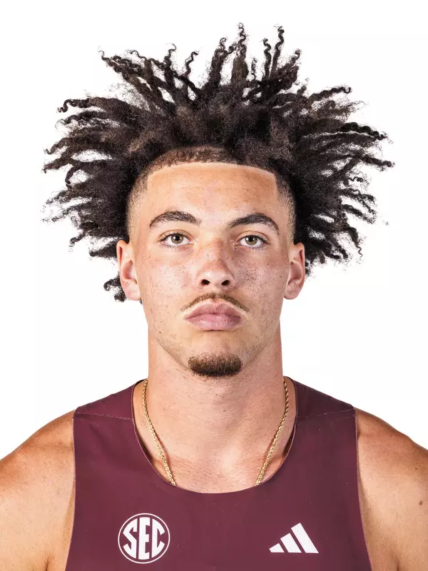STARKVILLE, MS - October 30, 2025 - Gavin Tinsley during 2025-2026 Track & Field Production Day at the Holliman Athletic Center at Mississippi State University in Starkville, MS. Photo By Mike Mattina