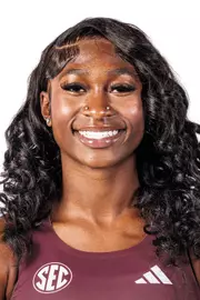 STARKVILLE, MS - October 30, 2025 -Mississippi State Hurdler Jessicka Woods during 2025-2026 Track & Field Production Day at the Holliman Athletic Center at Mississippi State University in Starkville, MS. Photo By Mike Mattina