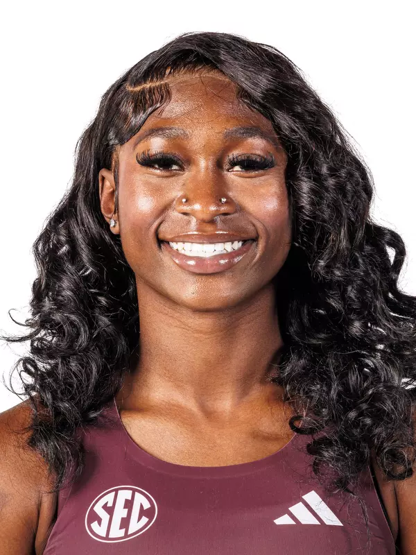 STARKVILLE, MS - October 30, 2025 -Mississippi State Hurdler Jessicka Woods during 2025-2026 Track & Field Production Day at the Holliman Athletic Center at Mississippi State University in Starkville, MS. Photo By Mike Mattina