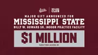 $1 Million Gift Builds On Momentum For Mississippi State’s Indoor Football Facility