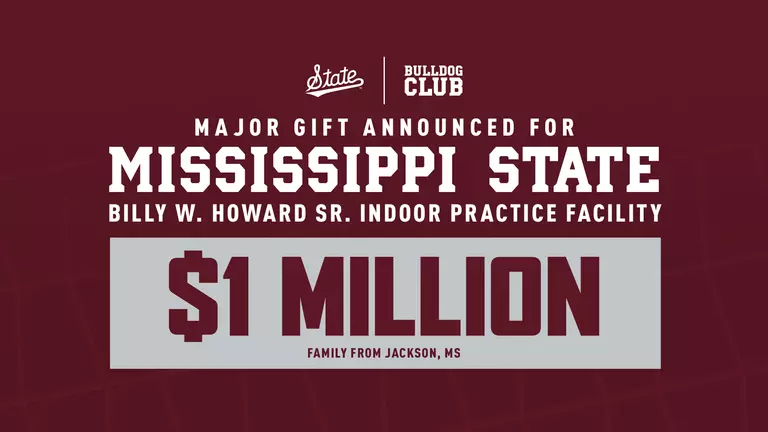 $1 Million Gift Builds On Momentum For Mississippi State’s Indoor Football Facility