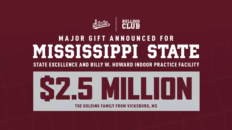 Golding Family Makes $2.5 Million Gift to Mississippi State Athletics