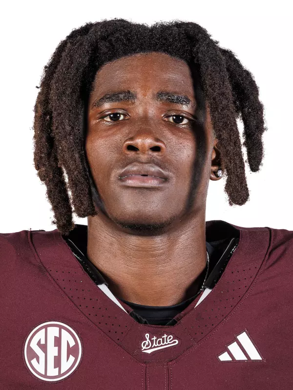 STARKVILLE, MS - July 21, 2025 - Mississippi State Wide Receiver Braylon Burnside (#5) during 2025-2026 Football Production Day at the Holliman Athletic Center at Mississippi State University in Starkville, MS. Photo By Mike Mattina