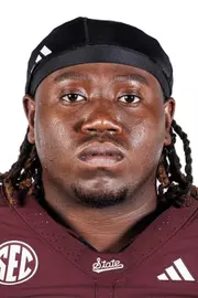 STARKVILLE, MS - July 21, 2025 - Mississippi State Defensive Lineman Kalvin Dinkins (#35) during 2025-2026 Football Production Day at the Holliman Athletic Center at Mississippi State University in Starkville, MS. Photo By Mike Mattina