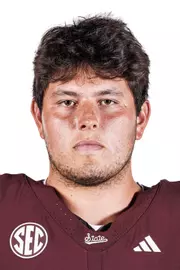 STARKVILLE, MS - July 23, 2025 - Mississippi State Offensive Lineman Alex Lopez (#59) during 2025-2026 Football Production Day at the Holliman Athletic Center at Mississippi State University in Starkville, MS. Photo By Mike Mattina