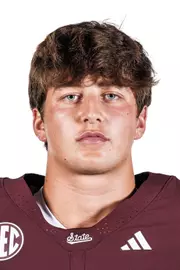 STARKVILLE, MS - July 23, 2025 - Mississippi State Quarterback Parker Pucket (#15) during 2025-2026 Football Production Day at the Holliman Athletic Center at Mississippi State University in Starkville, MS. Photo By Mike Mattina