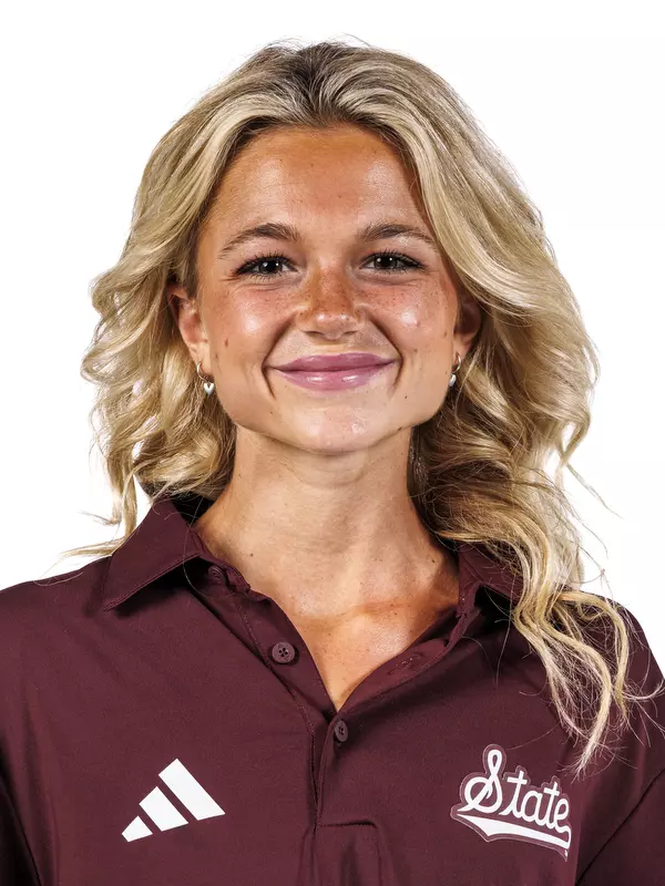 STARKVILLE, MS - August 18, 2025 - Mississippi State Distance Runner Louise Stonham during 2025-2026 Cross Country Production Day at the Holliman Athletic Center at Mississippi State University in Starkville, MS. Photo By Mike Mattina
