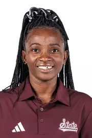 STARKVILLE, MS - August 19, 2025 - Ify Adisa headshot taken at the Holliman Athletic Center at Mississippi State University in Starkville, MS. Photo By Mike Mattina