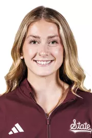 STARKVILLE, MS - August 20, 2025 - Leila Ammon headshot taken at the Holliman Athletic Center at Mississippi State University in Starkville, MS. Photo By Mike Mattina