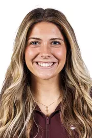 STARKVILLE, MS - August 20, 2025 - Mississippi State Utility Player Morgan Bernardini (#13) headshot taken at the Holliman Athletic Center at Mississippi State University in Starkville, MS. Photo By Mike Mattina