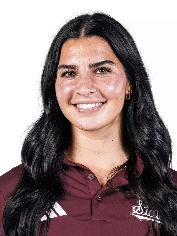STARKVILLE, MS - August 19, 2025 - Riley Brush headshot taken at the Holliman Athletic Center at Mississippi State University in Starkville, MS. Photo By Mike Mattina