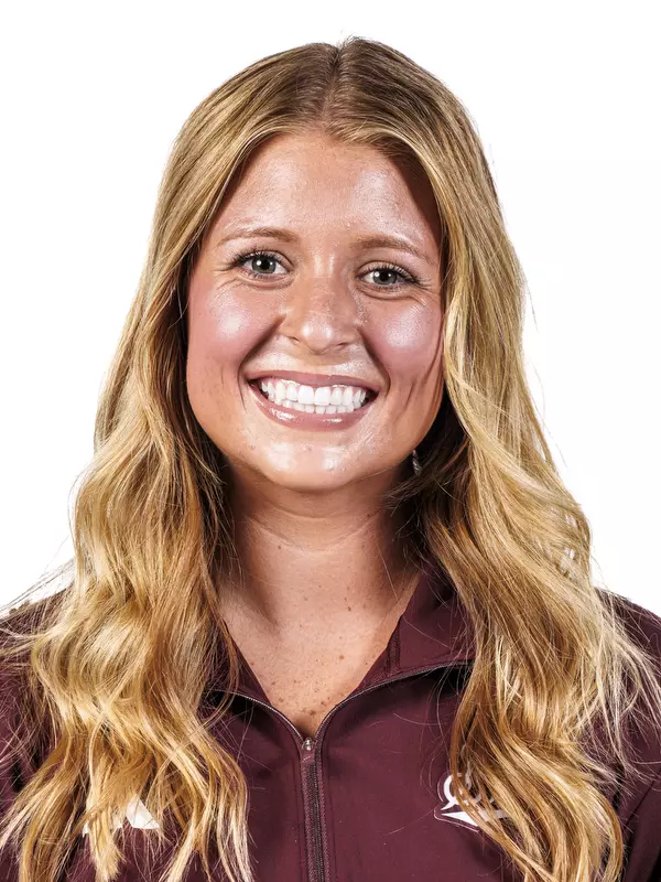 STARKVILLE, MS - August 20, 2025 - Mississippi State Pitcher/Infielder Delainey Everett (#48) headshot taken at the Holliman Athletic Center at Mississippi State University in Starkville, MS. Photo By Mike Mattina
