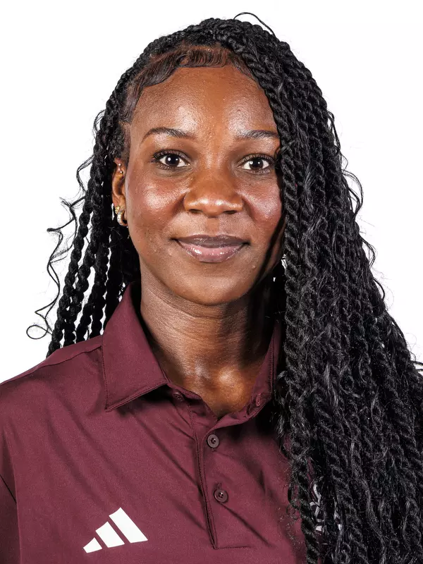 STARKVILLE, MS - August 19, 2025 - Mississippi State Sprinter Rickayla Fagan headshot taken at the Holliman Athletic Center at Mississippi State University in Starkville, MS. Photo By Mike Mattina