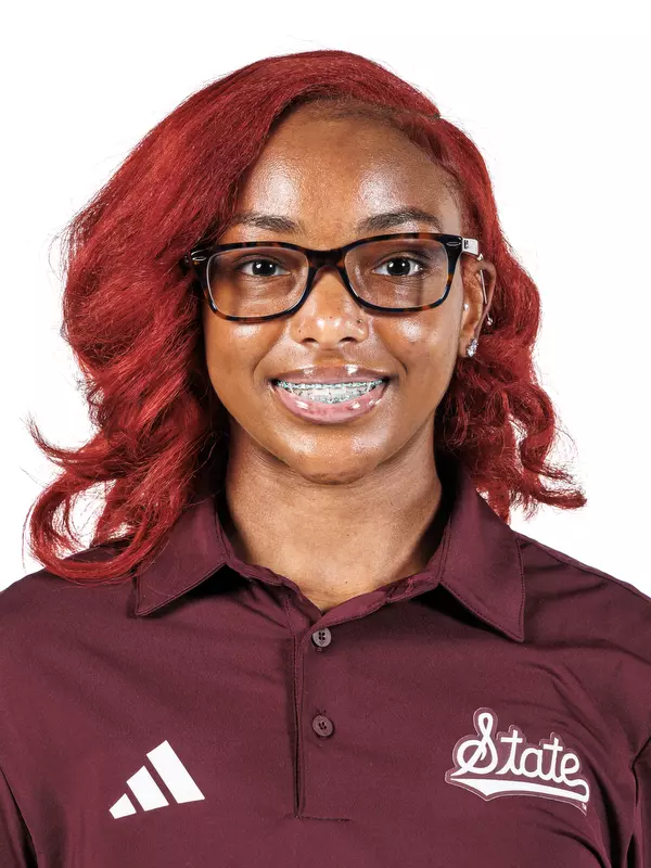 STARKVILLE, MS - August 19, 2025 - Mississippi State Sprinter Tamiia Fuller headshot taken at the Holliman Athletic Center at Mississippi State University in Starkville, MS. Photo By Mike Mattina