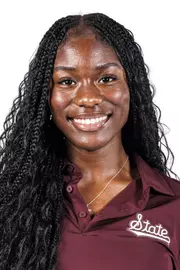 STARKVILLE, MS - August 19, 2025 - Mississippi State Jumper Manie Mevo headshot taken at the Holliman Athletic Center at Mississippi State University in Starkville, MS. Photo By Mike Mattina