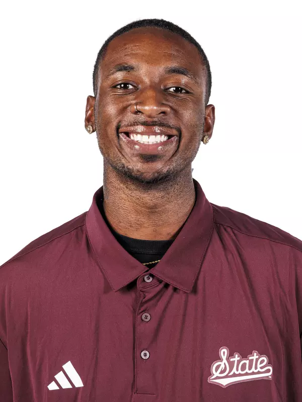 STARKVILLE, MS - August 19, 2025 - Kibren Moore headshot taken at the Holliman Athletic Center at Mississippi State University in Starkville, MS. Photo By Mike Mattina
