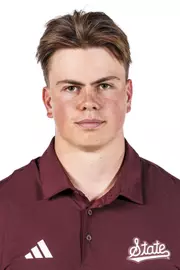 STARKVILLE, MS - August 19, 2025 - Juha Narhi headshot taken at the Holliman Athletic Center at Mississippi State University in Starkville, MS. Photo By Mike Mattina