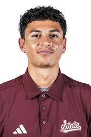STARKVILLE, MS - August 19, 2025 - Mississippi State Middle Distance Runner Samuel Navarro headshot taken at the Holliman Athletic Center at Mississippi State University in Starkville, MS. Photo By Mike Mattina