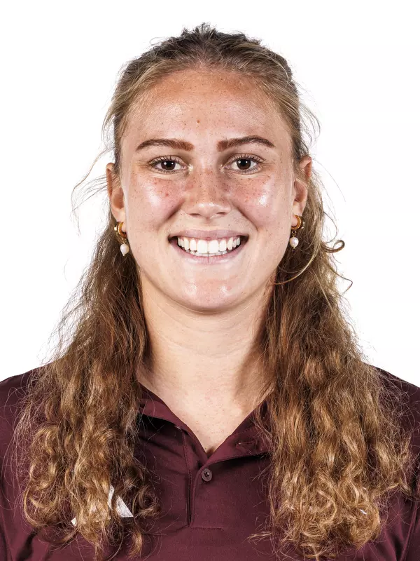 STARKVILLE, MS - August 19, 2025 - Mississippi State Hurdler Anje Nel headshot taken at the Holliman Athletic Center at Mississippi State University in Starkville, MS. Photo By Mike Mattina