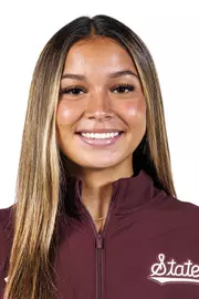 STARKVILLE, MS - August 20, 2025 -Mississippi State Infielder Xiane Romero (#83) headshot taken at the Holliman Athletic Center at Mississippi State University in Starkville, MS. Photo By Mike Mattina