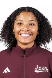 STARKVILLE, MS - August 20, 2025 - Mississippi State Infielder Kiarra Sells (#9) headshot taken at the Holliman Athletic Center at Mississippi State University in Starkville, MS. Photo By Mike Mattina