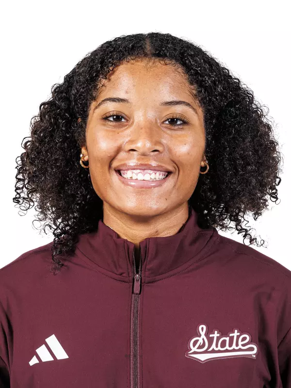 STARKVILLE, MS - August 20, 2025 - Mississippi State Infielder Kiarra Sells (#9) headshot taken at the Holliman Athletic Center at Mississippi State University in Starkville, MS. Photo By Mike Mattina