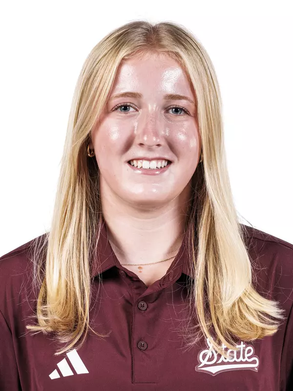 STARKVILLE, MS - August 19, 2025 - Addie Smith headshot taken at the Holliman Athletic Center at Mississippi State University in Starkville, MS. Photo By Mike Mattina