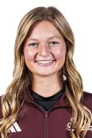 STARKVILLE, MS - August 20, 2025 - Mississippi State Infielder Morgan Stiles (#24) headshot taken at the Holliman Athletic Center at Mississippi State University in Starkville, MS. Photo By Mike Mattina