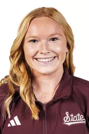 STARKVILLE, MS - August 20, 2025 - Ally Supan headshot taken at the Holliman Athletic Center at Mississippi State University in Starkville, MS. Photo By Mike Mattina