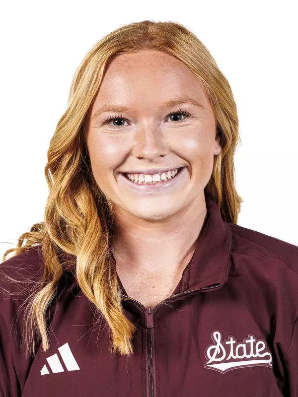 STARKVILLE, MS - August 20, 2025 - Ally Supan headshot taken at the Holliman Athletic Center at Mississippi State University in Starkville, MS. Photo By Mike Mattina