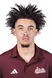 STARKVILLE, MS - August 19, 2025 - Gavin Tinsley headshot taken at the Holliman Athletic Center at Mississippi State University in Starkville, MS. Photo By Mike Mattina