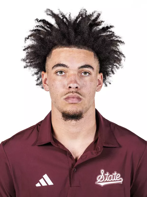 STARKVILLE, MS - August 19, 2025 - Gavin Tinsley headshot taken at the Holliman Athletic Center at Mississippi State University in Starkville, MS. Photo By Mike Mattina