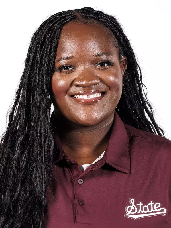 STARKVILLE, MS - August 19, 2025 - Mississippi State Thrower Tafada Wright headshot taken at the Holliman Athletic Center at Mississippi State University in Starkville, MS. Photo By Mike Mattina