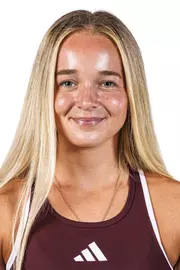 STARKVILLE, MS - August 26, 2025 - Mississippi State's Emma Cohen during 2025-2026 Women’s Tennis Production Day at the Holliman Athletic Center at Mississippi State University in Starkville, MS. Photo By Mike Mattina