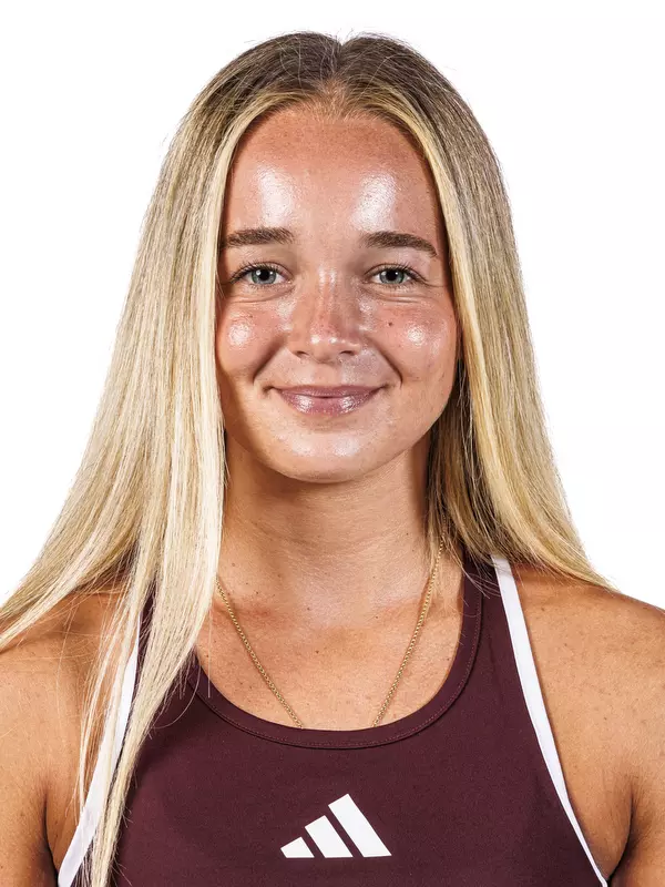 STARKVILLE, MS - August 26, 2025 - Mississippi State's Emma Cohen during 2025-2026 Women’s Tennis Production Day at the Holliman Athletic Center at Mississippi State University in Starkville, MS. Photo By Mike Mattina