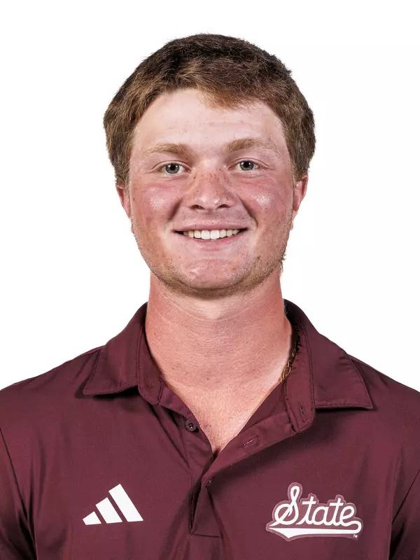 STARKVILLE, MS - August 25, 2025 - Bryson Hughes during 2025-2026 Men’s Golf Production Day at the Holliman Athletic Center at Mississippi State University in Starkville, MS. Photo By Mike Mattina
