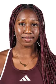 STARKVILLE, MS - August 26, 2025 - Mississippi State's Gianna Oboniye during 2025-2026 Women’s Tennis Production Day at the Holliman Athletic Center at Mississippi State University in Starkville, MS. Photo By Mike Mattina