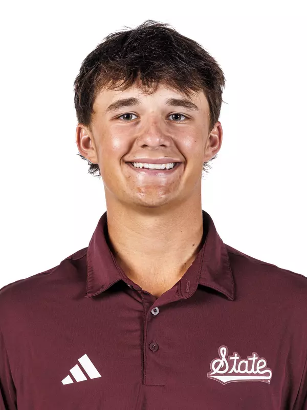 STARKVILLE, MS - August 25, 2025 - Jackson Skinner during 2025-2026 Men’s Golf Production Day at the Holliman Athletic Center at Mississippi State University in Starkville, MS. Photo By Mike Mattina