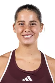 STARKVILLE, MS - August 26, 2025 - Mississippi State's Carolina Troiano during 2025-2026 Women’s Tennis Production Day at the Holliman Athletic Center at Mississippi State University in Starkville, MS. Photo By Mike Mattina