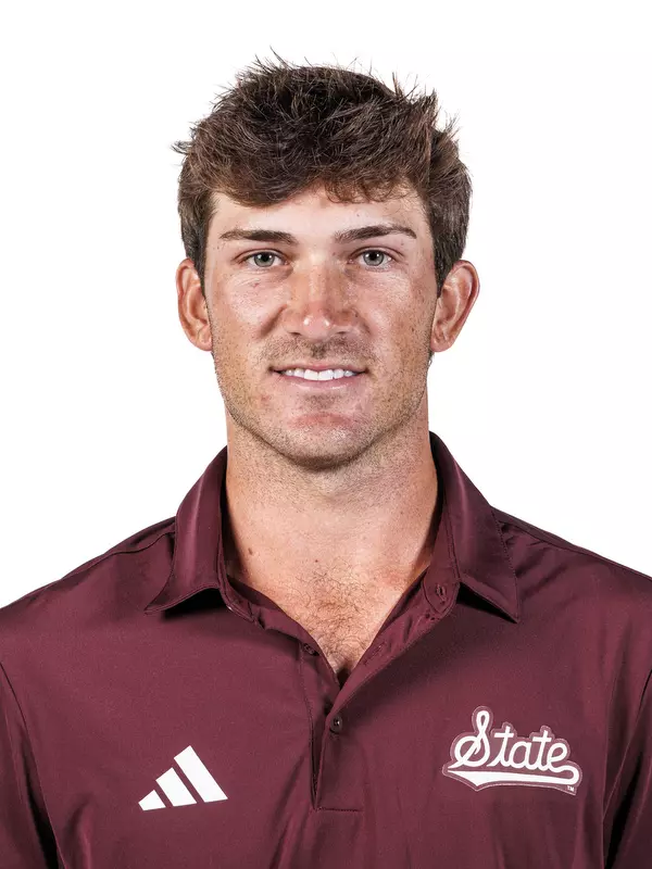 STARKVILLE, MS - August 25, 2025 - Mississippi State's Drew Wilson during 2025-2026 Men’s Golf Production Day at the Holliman Athletic Center at Mississippi State University in Starkville, MS. Photo By Mike Mattina