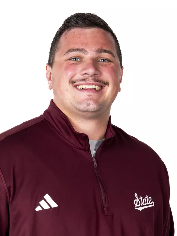 STARKVILLE, MS - July 29, 2025 - Mississippi State Offensive Fellow Nate Klein headshot taken at the Holliman Athletic Center at Mississippi State University in Starkville, MS. Photo By Mike Mattina