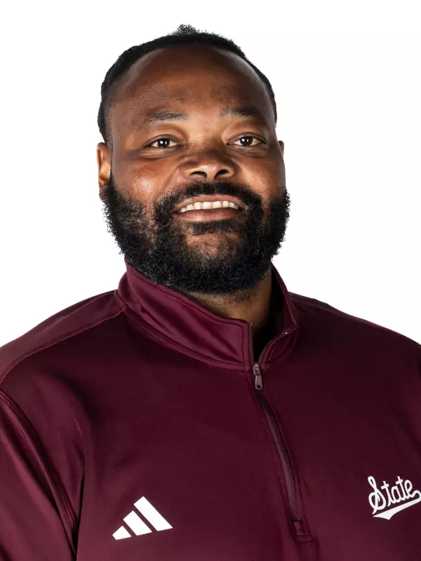 STARKVILLE, MS - July 29, 2025 - Mississippi State Assistant Coach Phil Loadholt headshot taken at the Holliman Athletic Center at Mississippi State University in Starkville, MS. Photo By Mike Mattina
