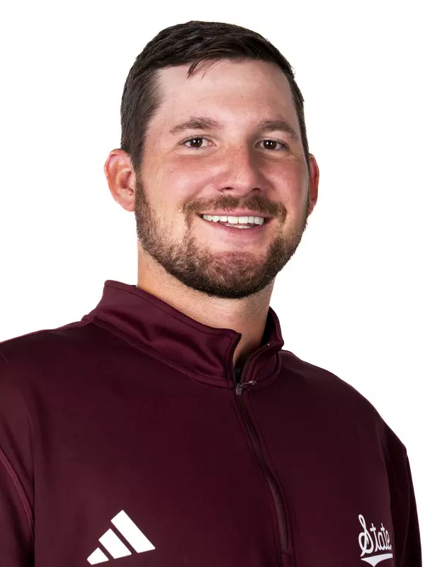 STARKVILLE, MS - July 29, 2025 - Mississippi State Quarterback Analyst Tanner Schafer headshot taken at the Holliman Athletic Center at Mississippi State University in Starkville, MS. Photo By Mike Mattina