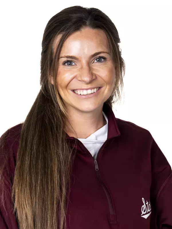 STARKVILLE, MS - July 29, 2025 - Mississippi State Assistant Director of Football Operations Makenzie Votteler headshot taken at the Holliman Athletic Center at Mississippi State University in Starkville, MS. Photo By Mike Mattina