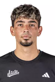STARKVILLE, MS - September 09, 2025 - Mississippi State’s Bryan Hernandez Cortes during 2025-2026 Men’s Tennis Production Day at the Holliman Athletic Center at Mississippi State University in Starkville, MS. Photo By Mike Mattina